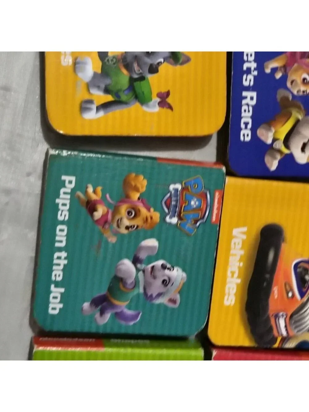 Lot Of 12 Nickelodeon Paw Patrol Mini Board Books Marshall Everest Chase Rocky